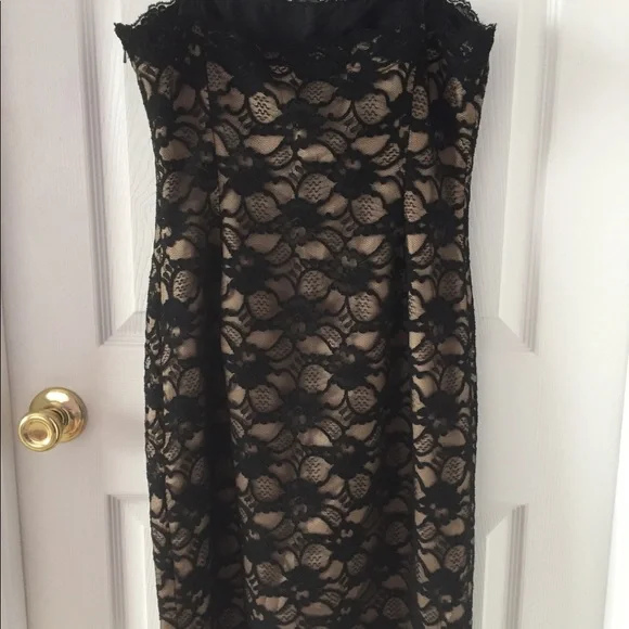 Jones New York Black Lace Cocktail Dress - Picture 6 of 8